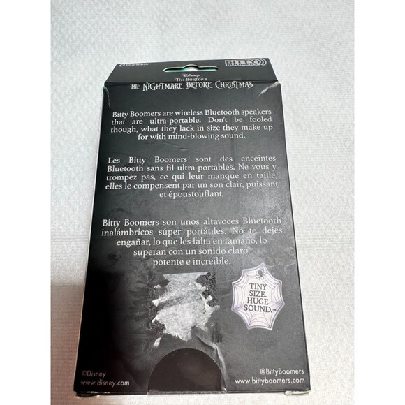 Disney Jack Skellington Wireless Bluetooth Bitty Boomer Speaker NIB 1 - Picture 7 of 7